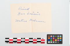 Etiketten zu Tierzahn (NHMW-PRAE-024812)